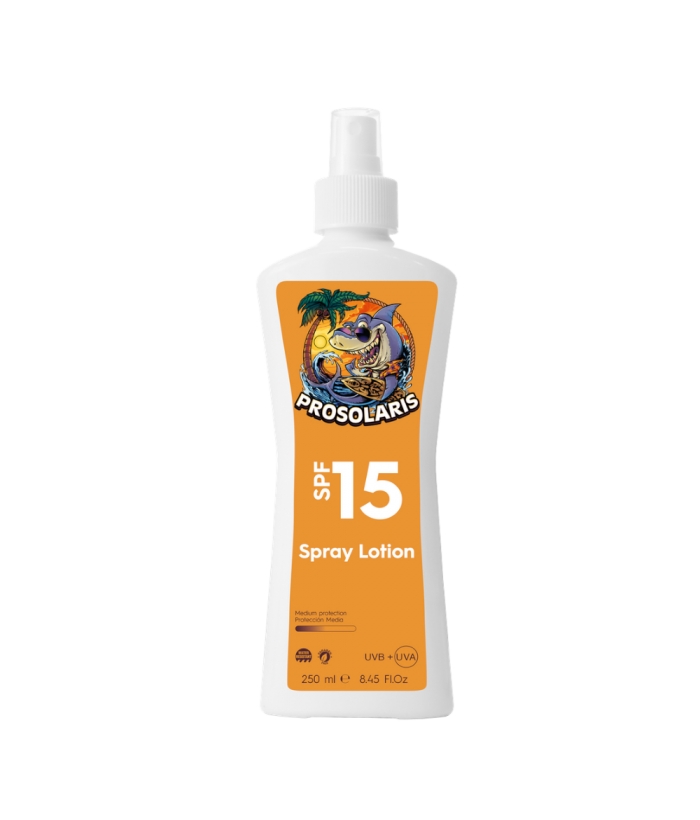 Prosolaris SPF15 Spray Gel - Crème solaire gamme professionnelle prosolaire