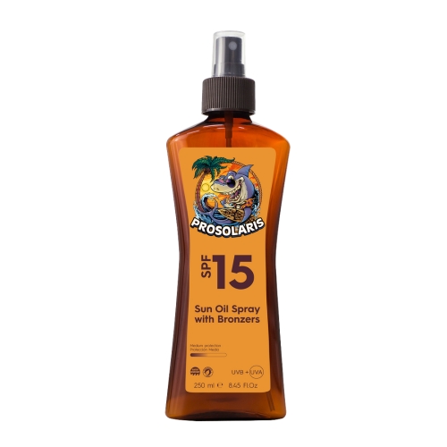 Prosolaris SPF15 Sun Oil w/ bronzers - Crème solaire gamme professionnelle