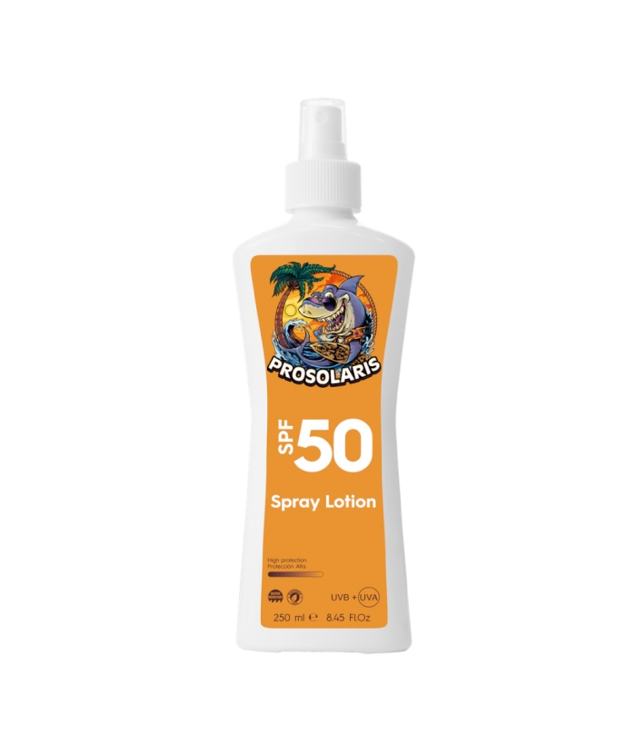 Prosolaris SPF50 Spray Gel - Professional range sunscreen prosolaris