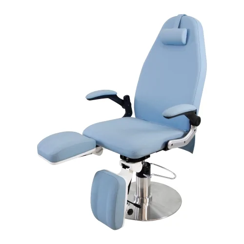 Cadeira de pedicure hidráulica azul