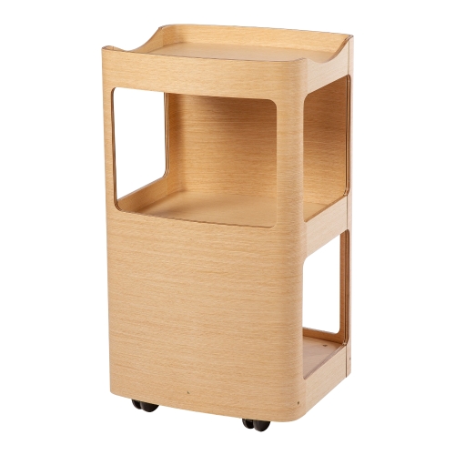 Wooden trolley Spa wood color