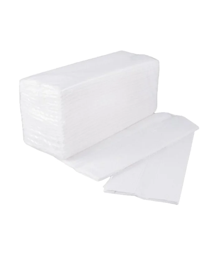 Toalhas Tissue Estampadas ZIG-ZAG, para dispensador, Caixa com 20 embalagens de 150 unidades toalhas